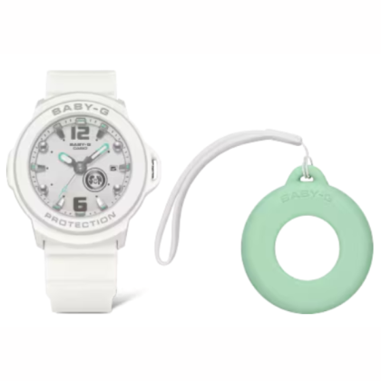 Casio Baby-G BGA-15K-7A White Resin Band Women Watch